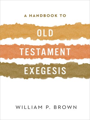 cover image of A Handbook to Old Testament Exegesis